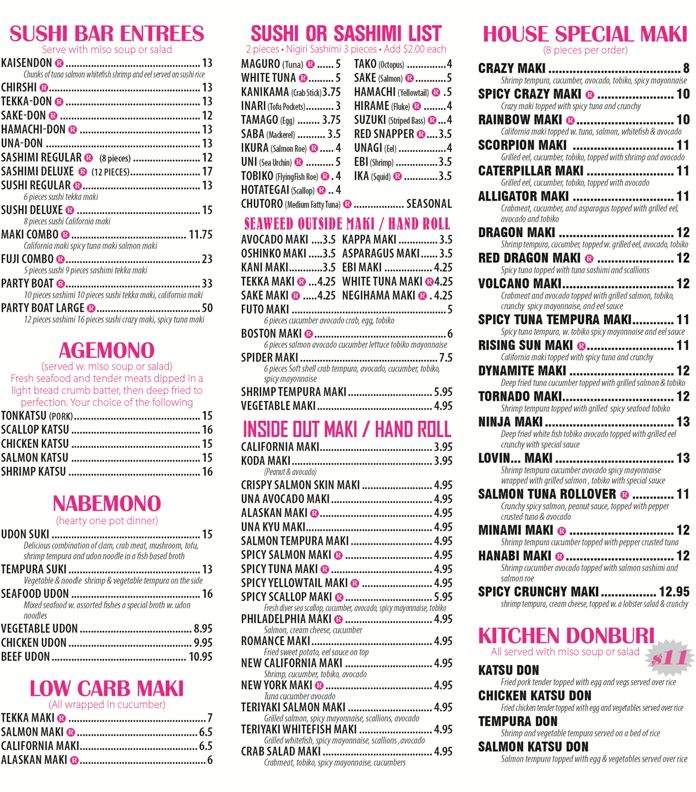 Fuji Asia Cuisine - Newark, NJ menu_pic