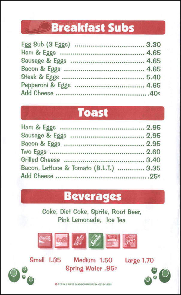 Broiler - Arlington, VA menu_pic