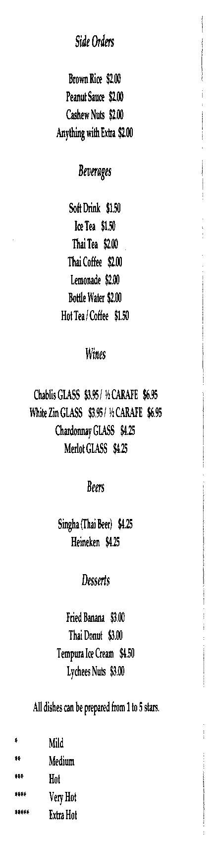 Doral Thai Restaurant - Doral, FL menu_pic