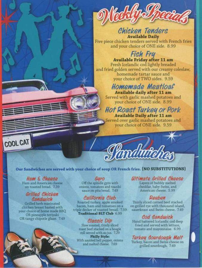 Menu of Douglas Avenue Diner in Racine, WI 53402