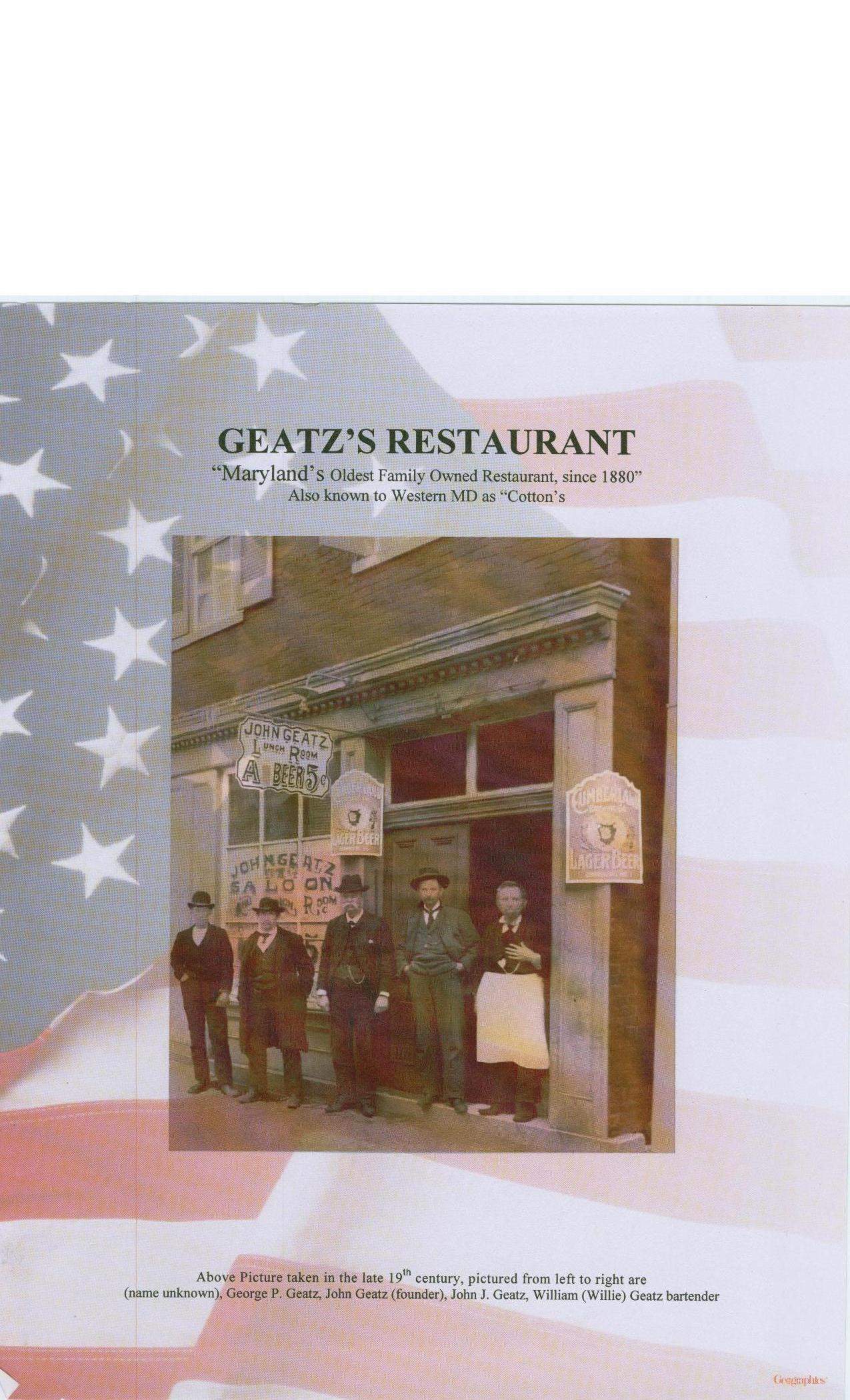 /2003781/Geatzs-Restaurant-Menu-Cumberland-MD - Cumberland, MD