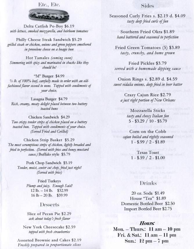 I Luv Lasagna - Memphis, TN menu_pic