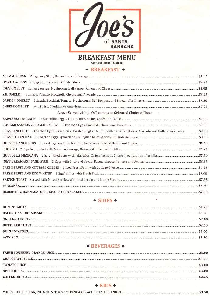 /630184/Joes-Cafe-Santa-Barbara-CA - Santa Barbara, CA