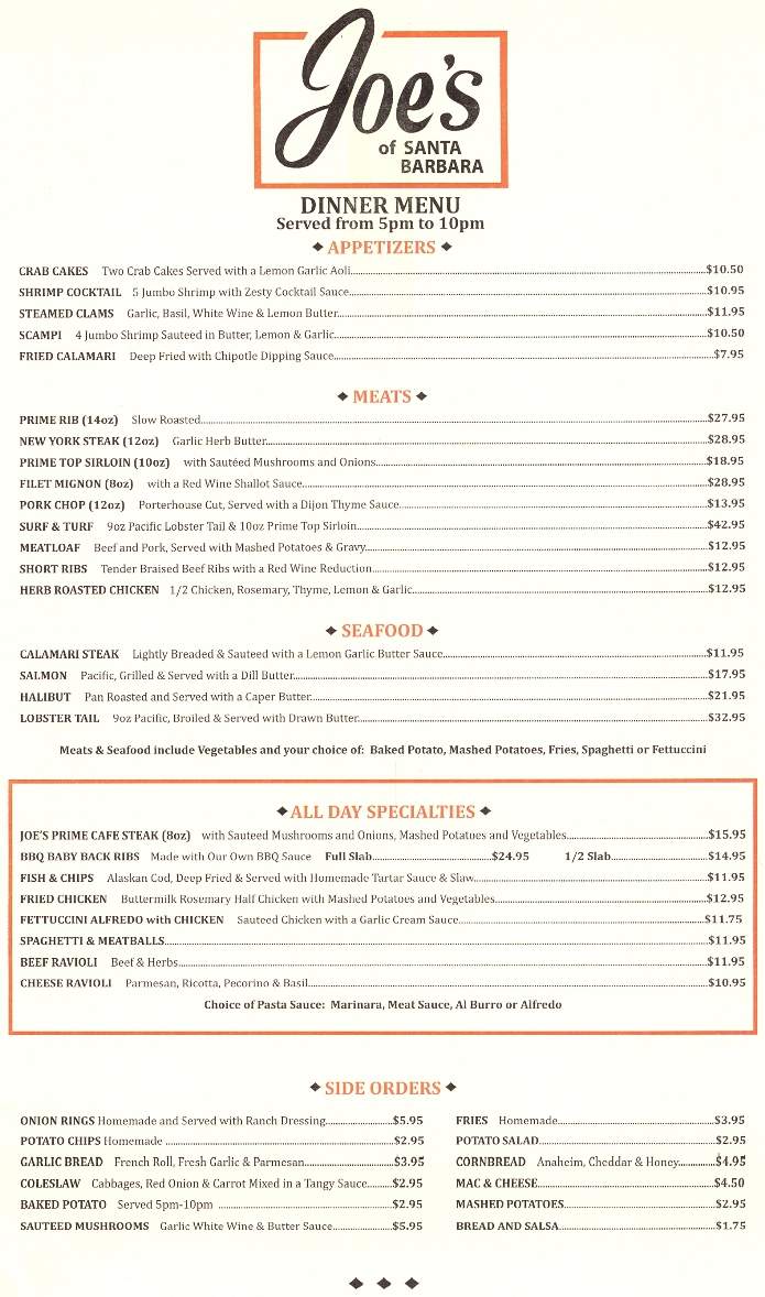 /630184/Joes-Cafe-Santa-Barbara-CA - Santa Barbara, CA