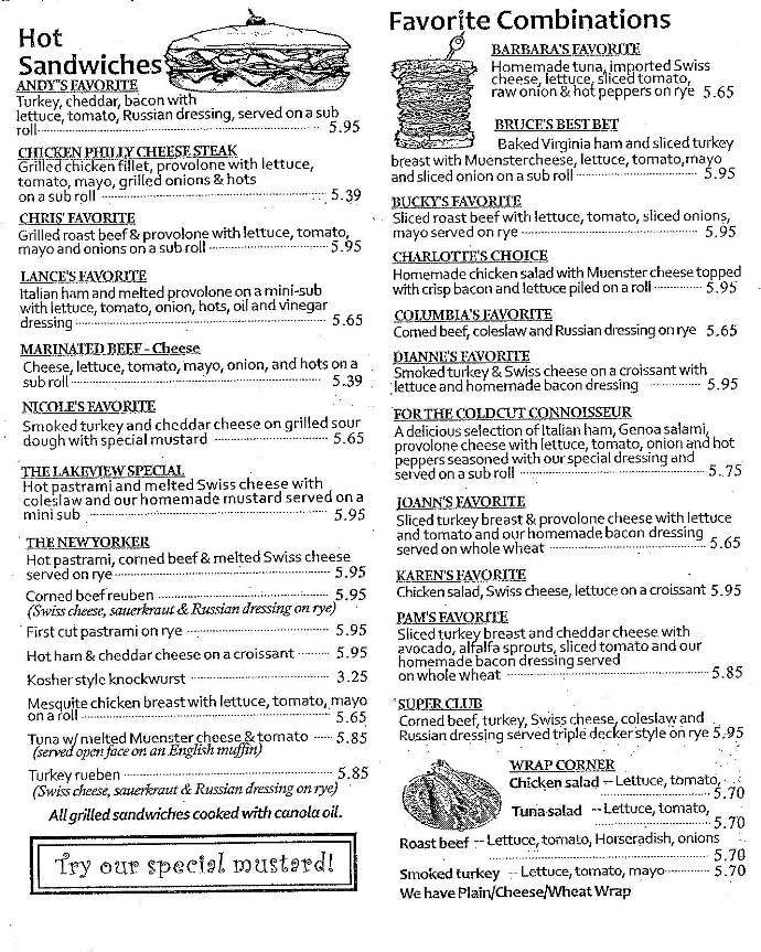 /2005333/Lakeview-Delicatessen-Menu-Columbia-MD - Columbia, MD