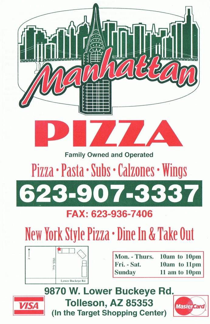 /827847/Manhattan-Pizza-Menu-Tolleson-AZ - Tolleson, AZ