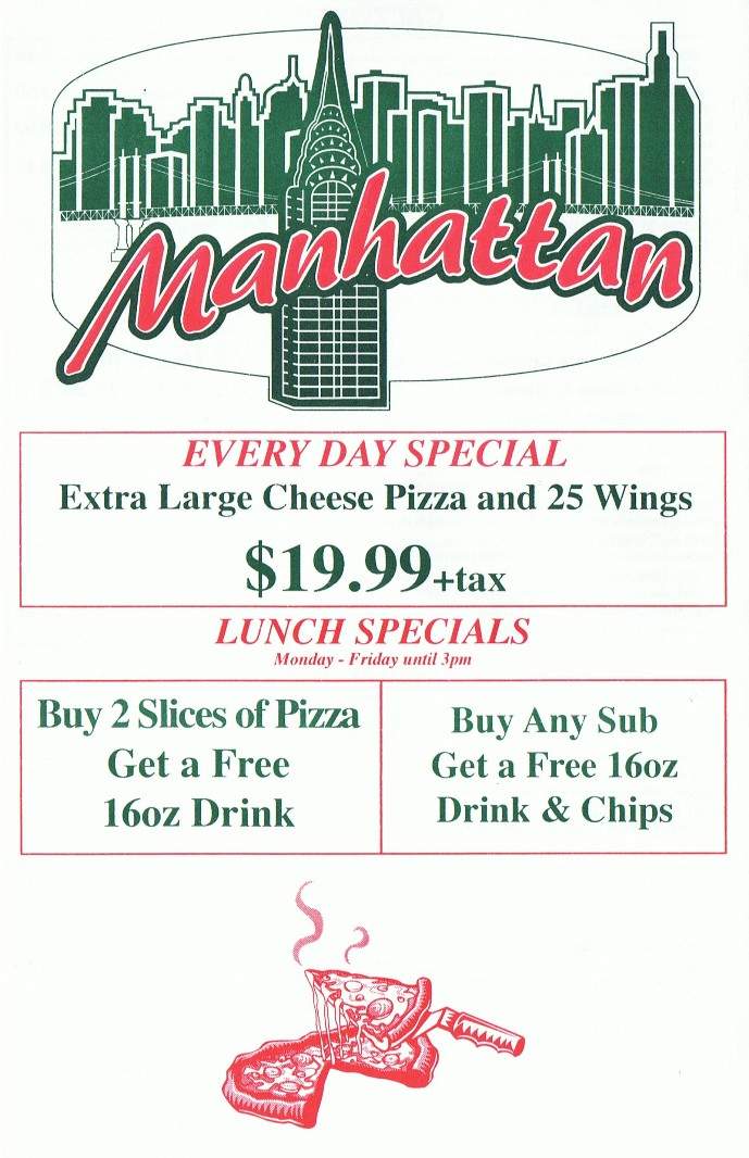 /827847/Manhattan-Pizza-Menu-Tolleson-AZ - Tolleson, AZ