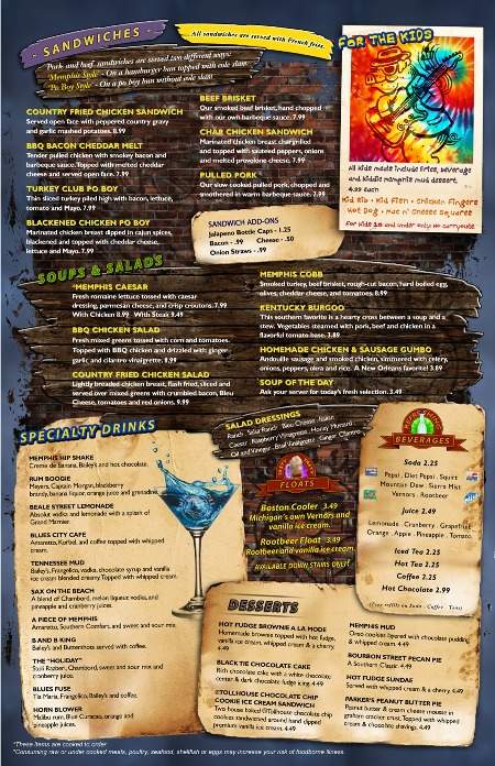 Memphis Smoke - Royal Oak, MI menu_pic