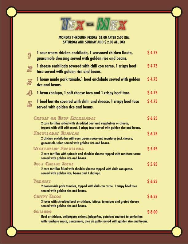 Ostioneria 7 Mares - Garland, TX menu_pic
