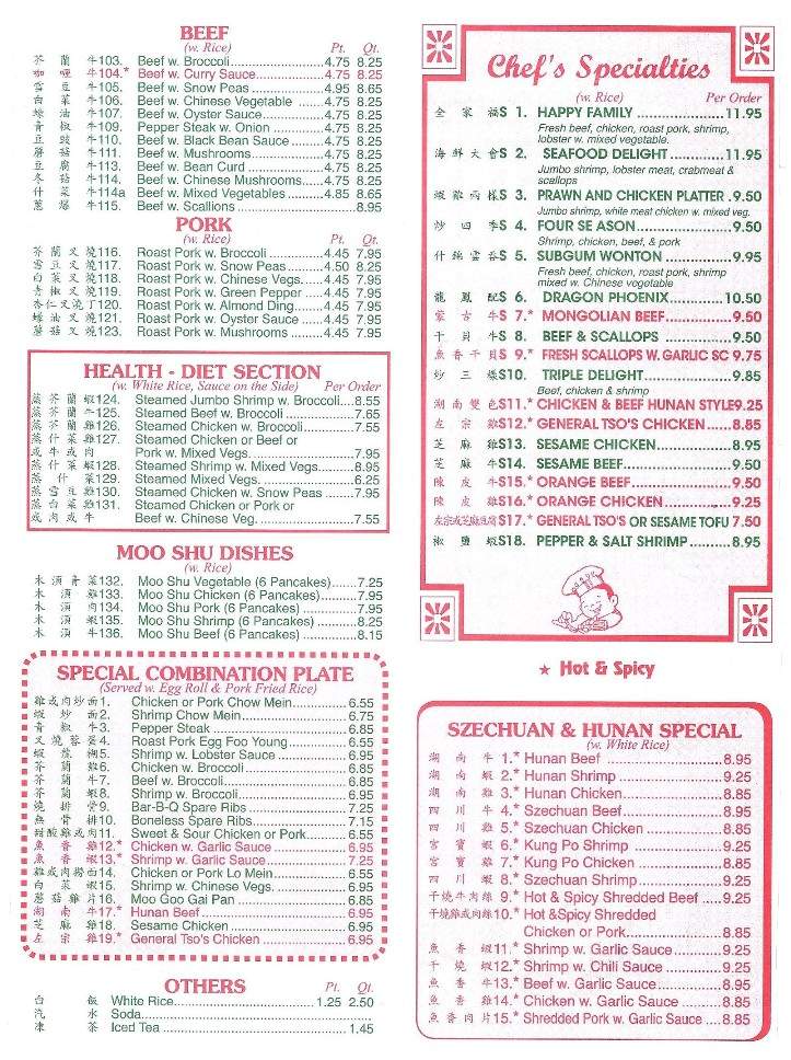 Peking Gourmet - Wilmington, NC menu_pic