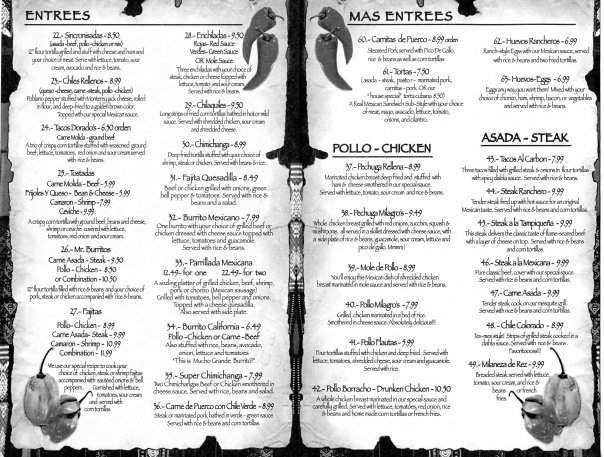 El Milagro Taqueria - Oxford, MS menu_pic