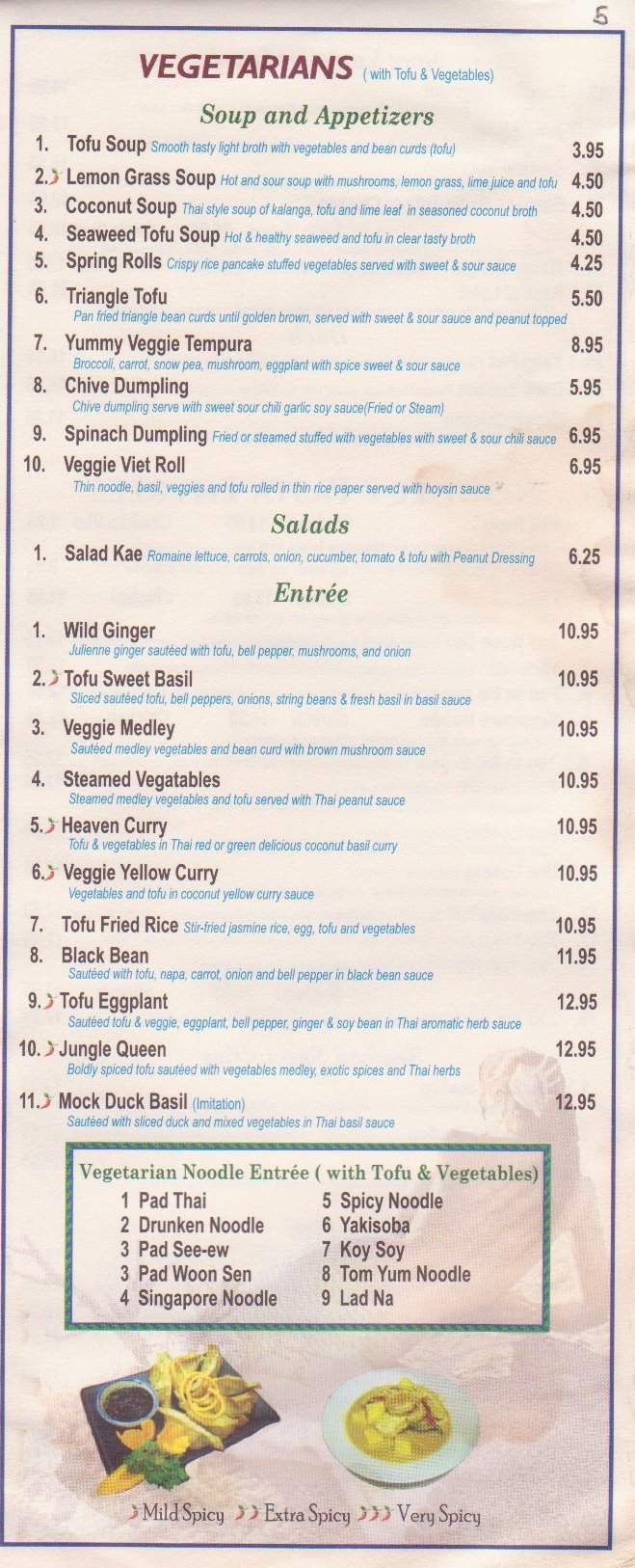 Thai Chef & Noodle Fusion - Philadelphia, PA menu_pic