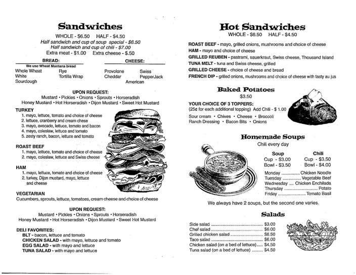 Back Porch Deli & Bakery - Billings, MT menu_pic