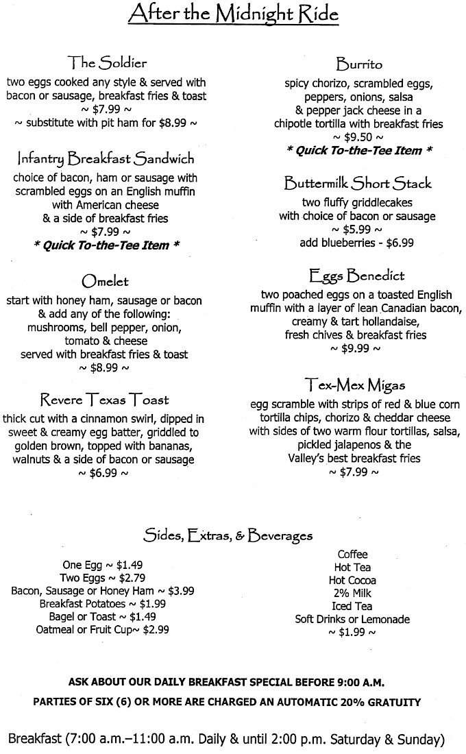 Buckman's Grill - Henderson, NV menu_pic