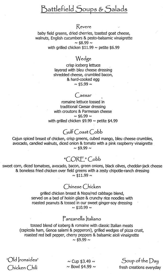 Buckman's Grill - Henderson, NV menu_pic