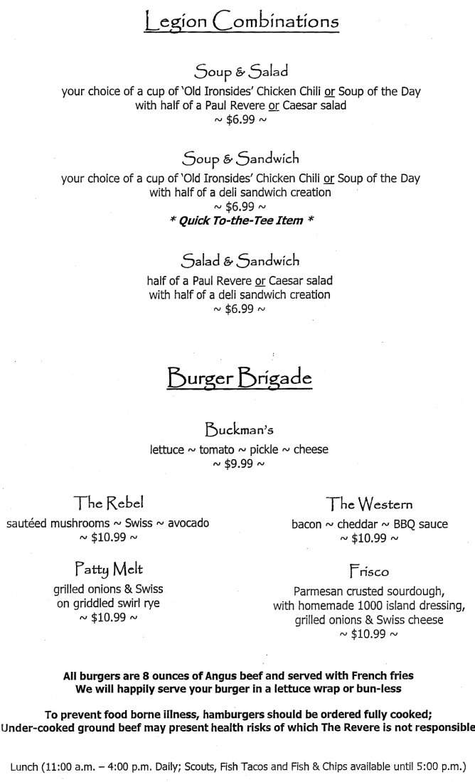 Buckman's Grill - Henderson, NV menu_pic