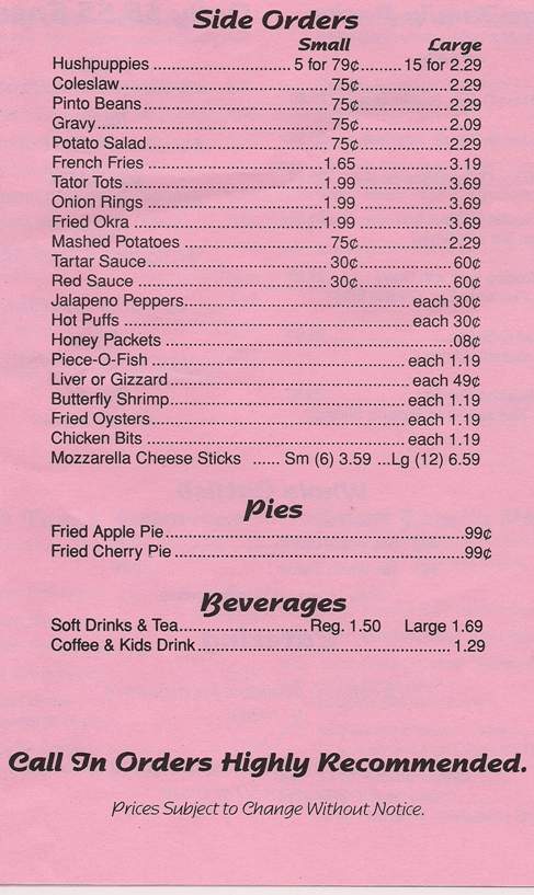 Dimba's Chicken & Seafood - Lubbock, TX menu_pic