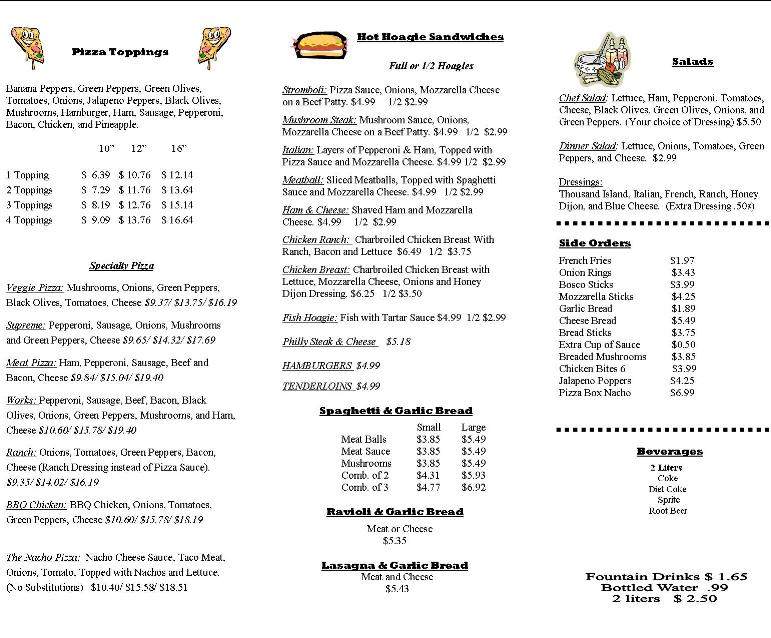 Don's Pizza & Pasta - Shelbyville, IN menu_pic