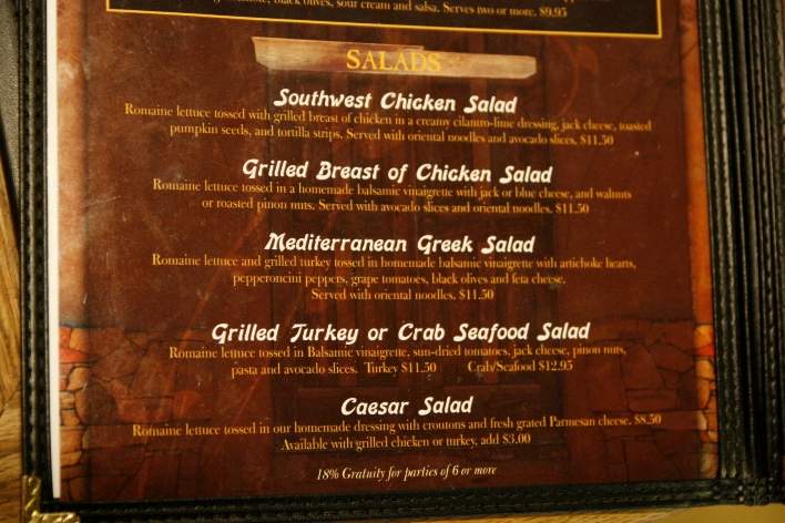 Guadalupe Cafe - Santa Fe, NM menu_pic