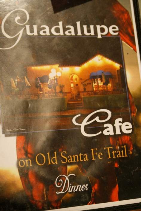 Guadalupe Cafe - Santa Fe, NM menu_pic