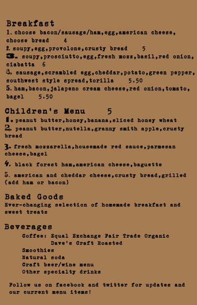 Ten Sandwiches - Watch Hill, RI menu_pic