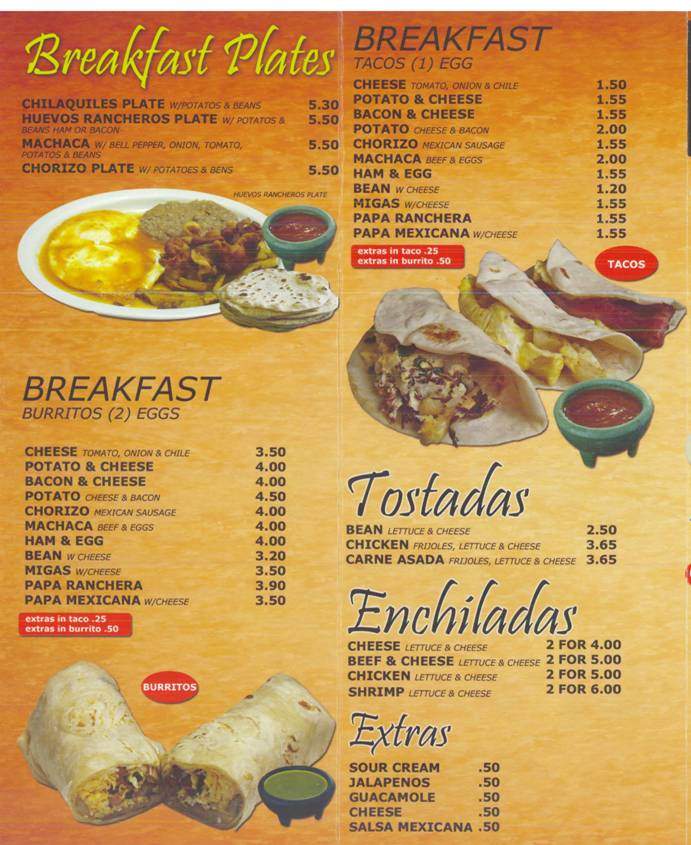 Los Roberto's Taco Shop - San Antonio, TX menu_pic