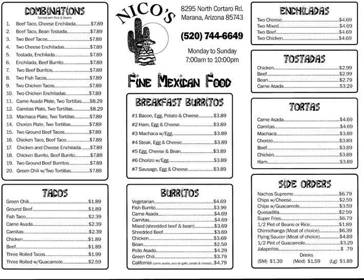 /830039/Nicos-Taco-Shop-Tucson-AZ - Tucson, AZ