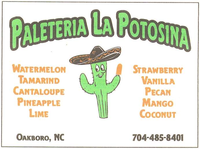 Paleteria La Potosina - Oakboro, NC menu_pic
