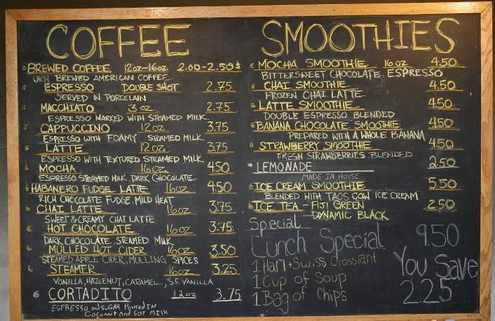Station at the Railyard Coffee and Tea - Santa Fe, NM menu_pic