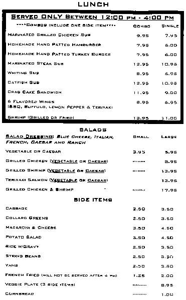 Oohhs & Aahhs - Washington, DC menu_pic