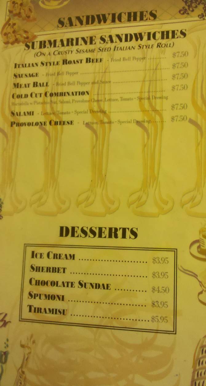 Lido Pizza - Van Nuys, CA menu_pic