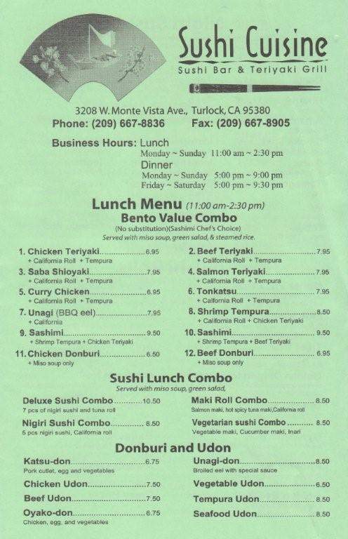 /5574487/Sushi-Cuisine-Turlock-CA - Turlock, CA