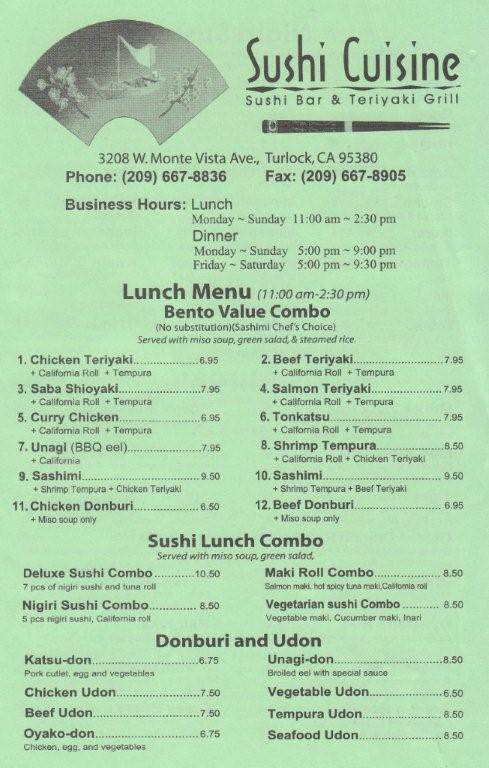 /5574487/Sushi-Cuisine-Turlock-CA - Turlock, CA