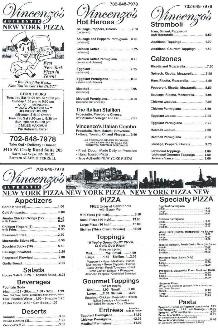 /380004854/Vincenzos-New-York-Pizza-North-Las-Vegas-NV - North Las Vegas, NV