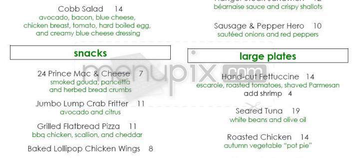 24 Prince - New York, NY menu_pic
