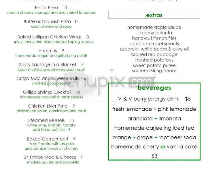 24 Prince - New York, NY menu_pic