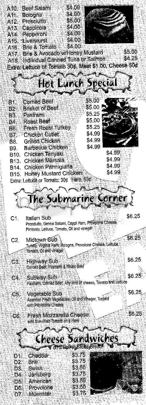 42nd Eatery - New York, NY menu_pic