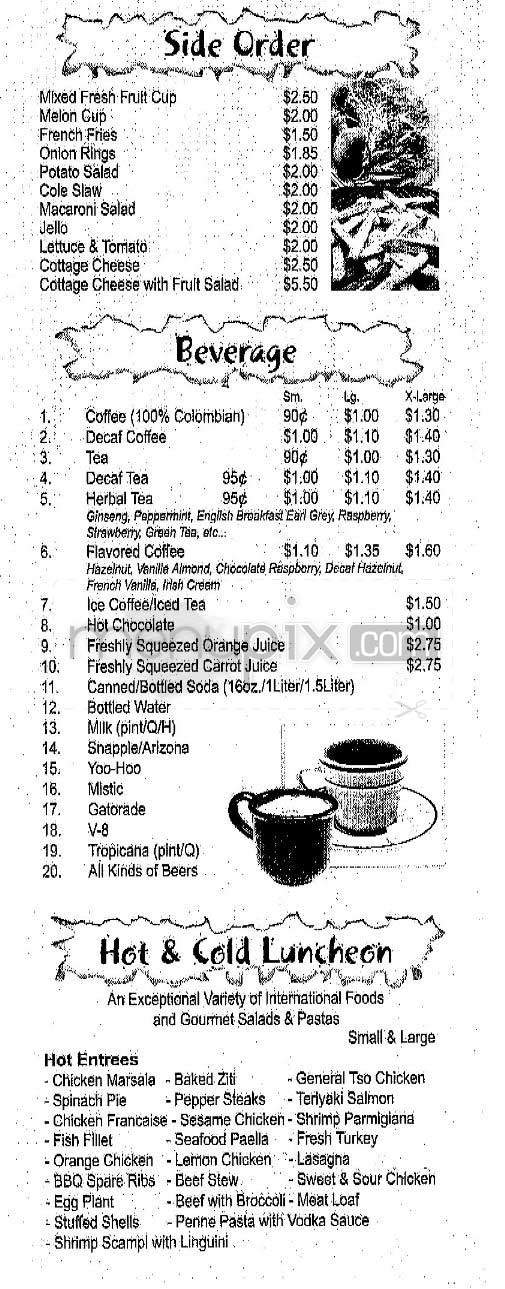42nd Eatery - New York, NY menu_pic