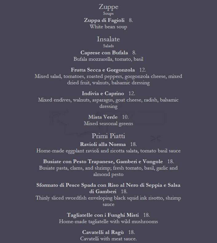 Agata & Valentina Grocery - New York, NY menu_pic