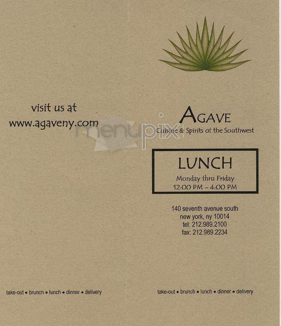 Agave - Lincoln, NE menu_pic