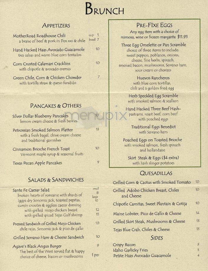 Agave - Lincoln, NE menu_pic