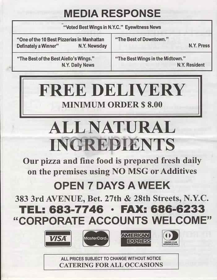 /300066/Aiellos-Pizza-Emporium-New-York-NY - New York, NY