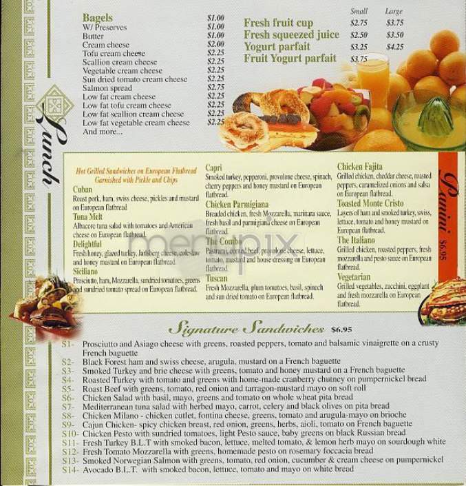 All About Food - New York, NY menu_pic