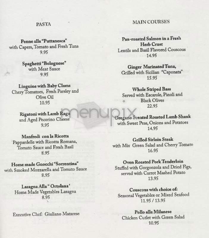 Alma Blu - New York, NY menu_pic