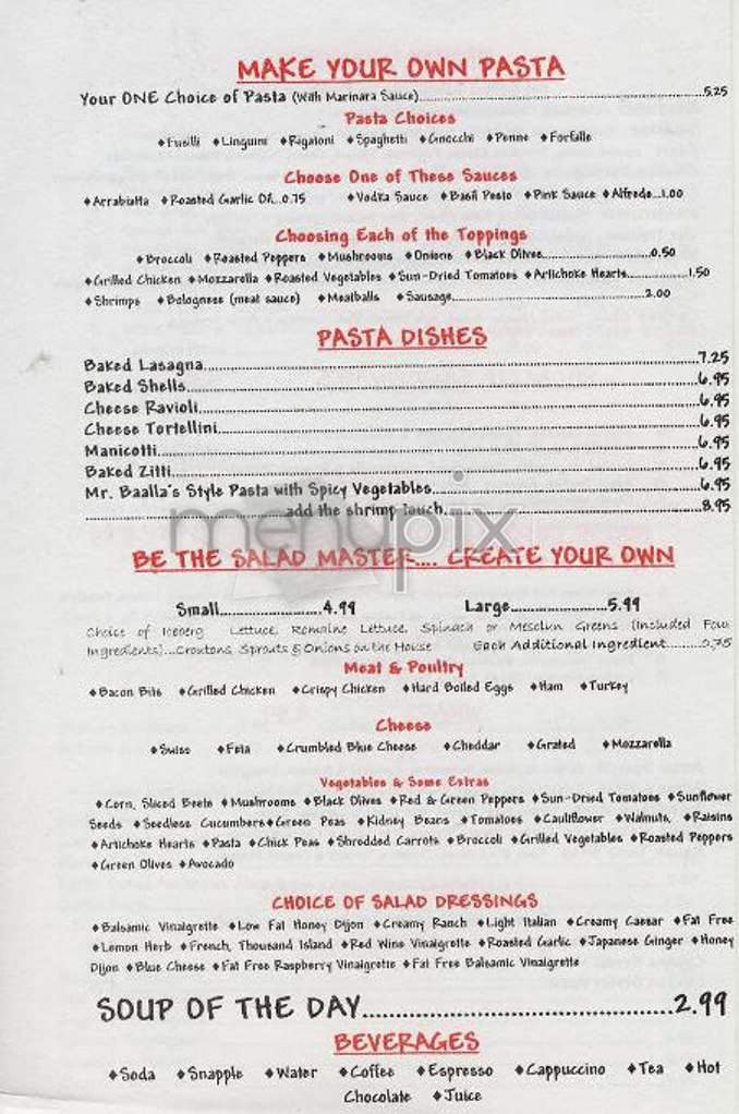 Amici - Perry, GA menu_pic