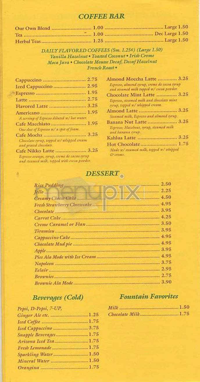 Anesis Cafe - New York, NY menu_pic