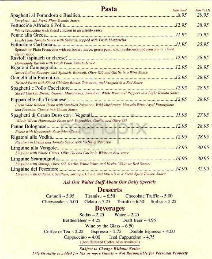 Angelo's Pizza - New York, NY menu_pic