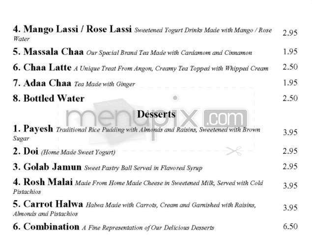 Angon on the Sixth - New York, NY menu_pic