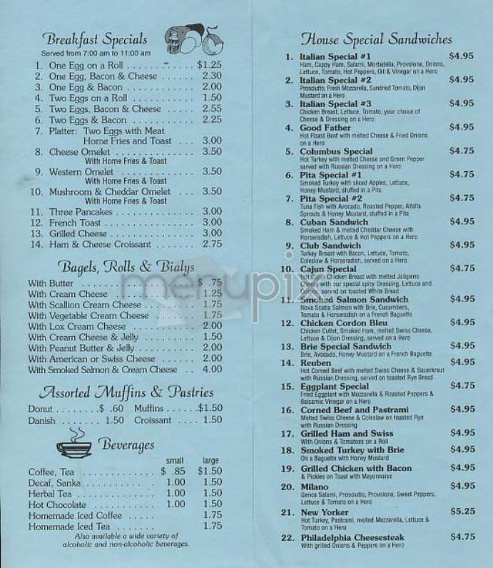Anitas Deli & Grocery - New York, NY menu_pic
