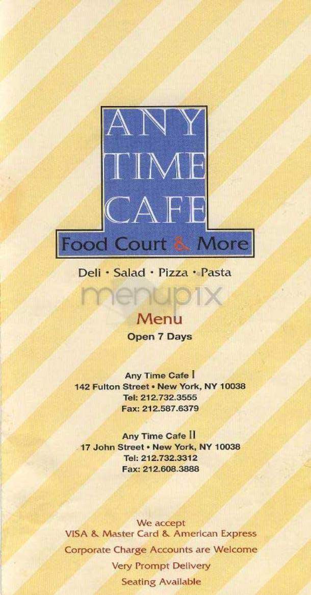 /300131/Any-Time-Cafe-New-York-NY - New York, NY